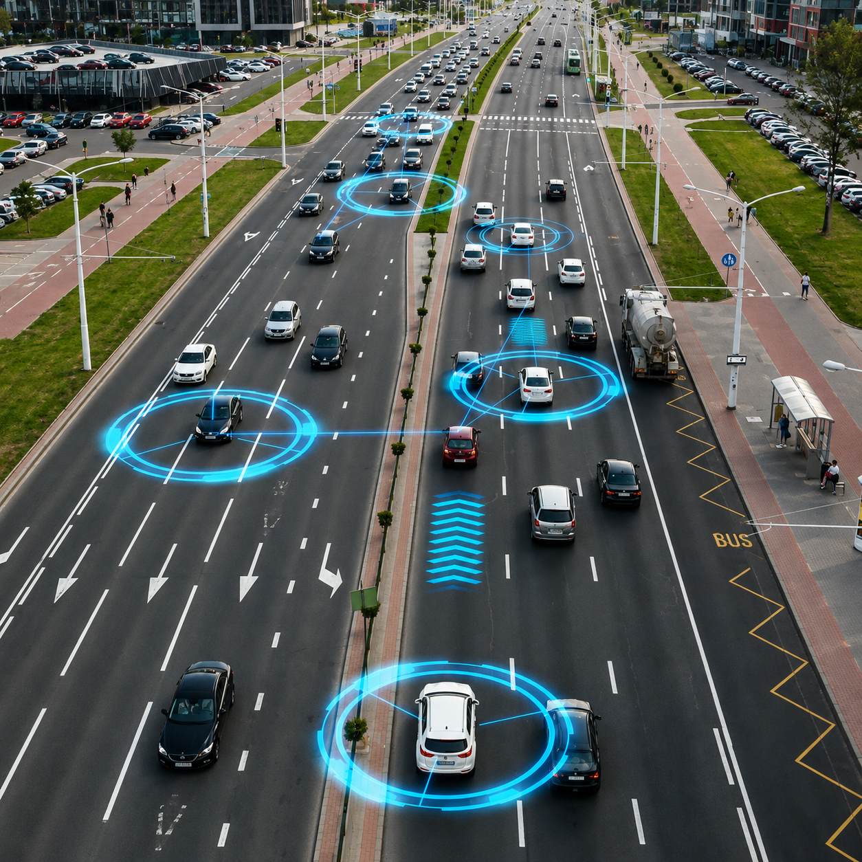 PAVE-SCAN roadway monitoring concept image.